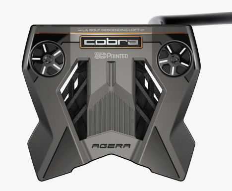 Cobra Agera Counter Balanced 3D Printed Putter with  three-line alignment aid (2025)