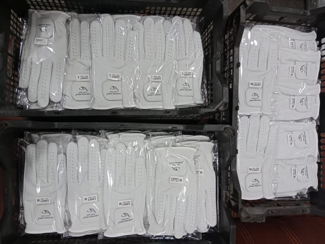 Mens Lefties Only Golf Shop Cabretta Golf Glove - Right Hand for the Lefty