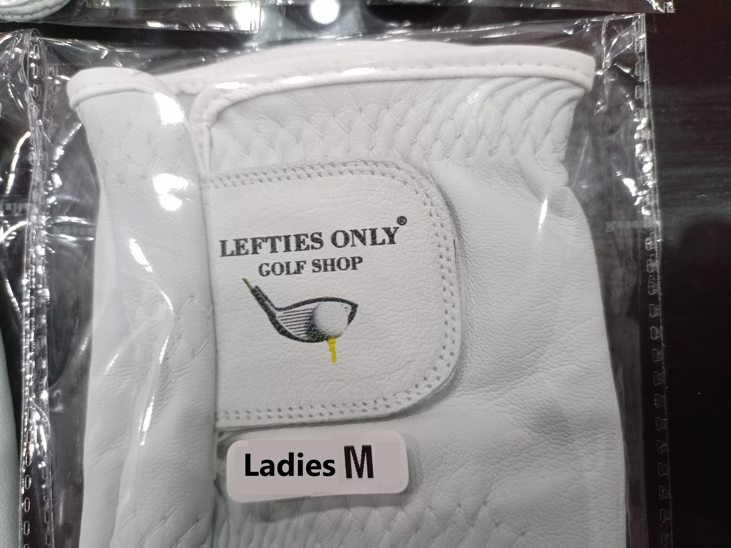 Ladies Lefties Only Golf Shop Cabretta Golf Glove - Right Hand for the Lefty