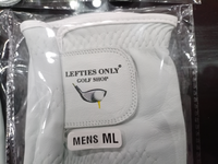 Mens Lefties Only Golf Shop Cabretta Golf Glove - Right Hand for the Lefty