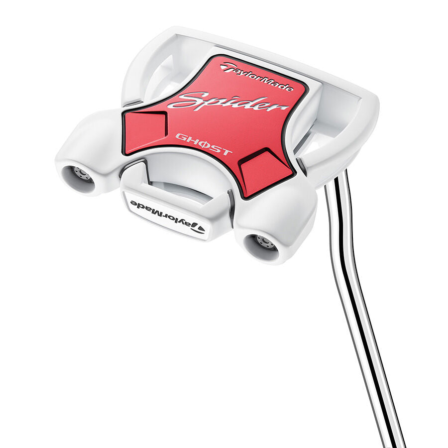 TaylorMade Spider Double Bend Ghost White and Red